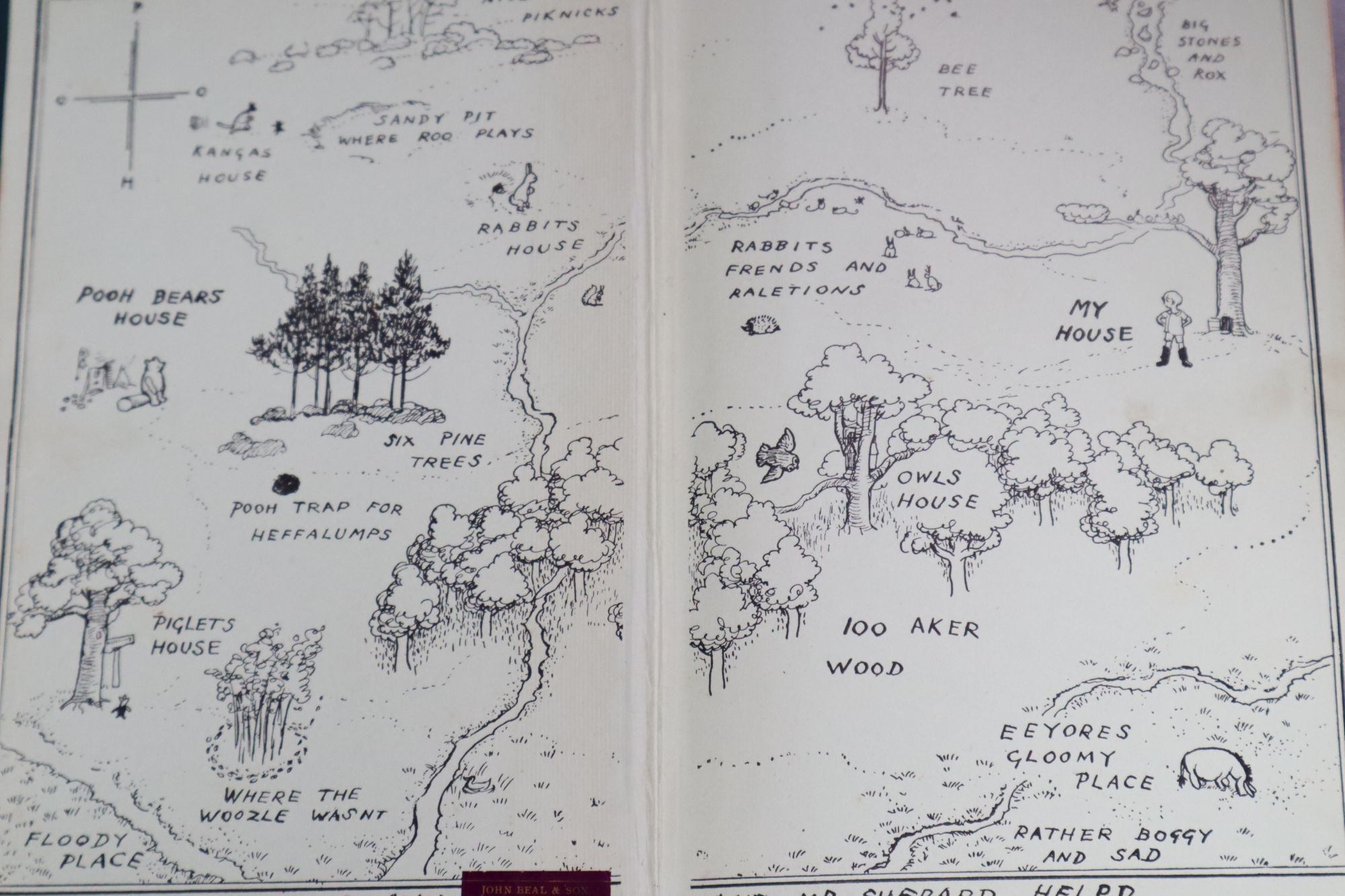 Two Winnie The Pooh books illustrated by E.H. Shepherd